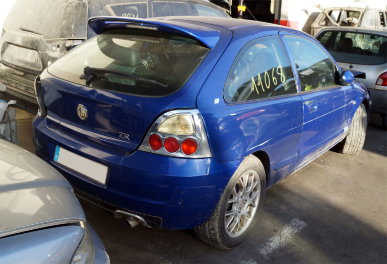 Piezas de desguace del MG ZR