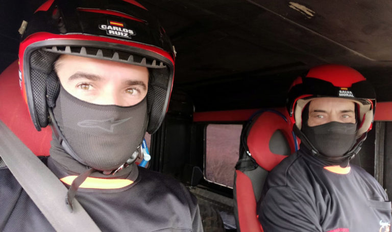 Carlos Ruiz y Salvador Moral, equipo La Mina Extreme 4x4.