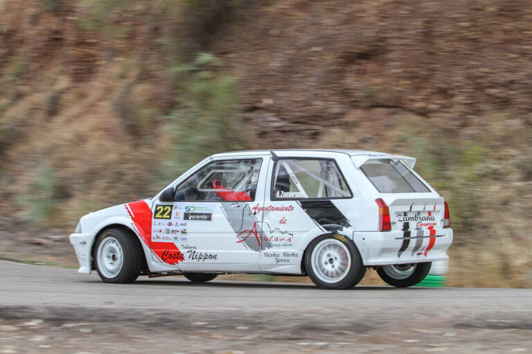 Antonio Zambrana, con Citroën AX, y patrocinado por Autodesguace CAT La Mina, participará este fin de semana en la Subida a Colmenar