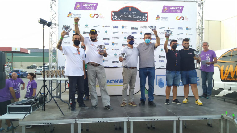 El equipo Escudería La Mina Competición sube al podio en el Rally Villa de Zuera