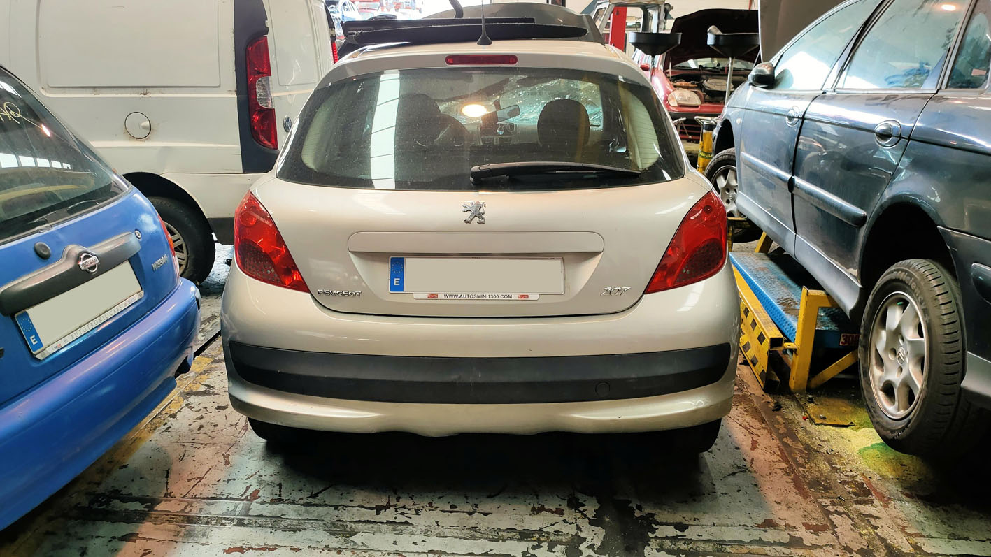 Peugeot 207 en Autodesguace CAT La Mina.