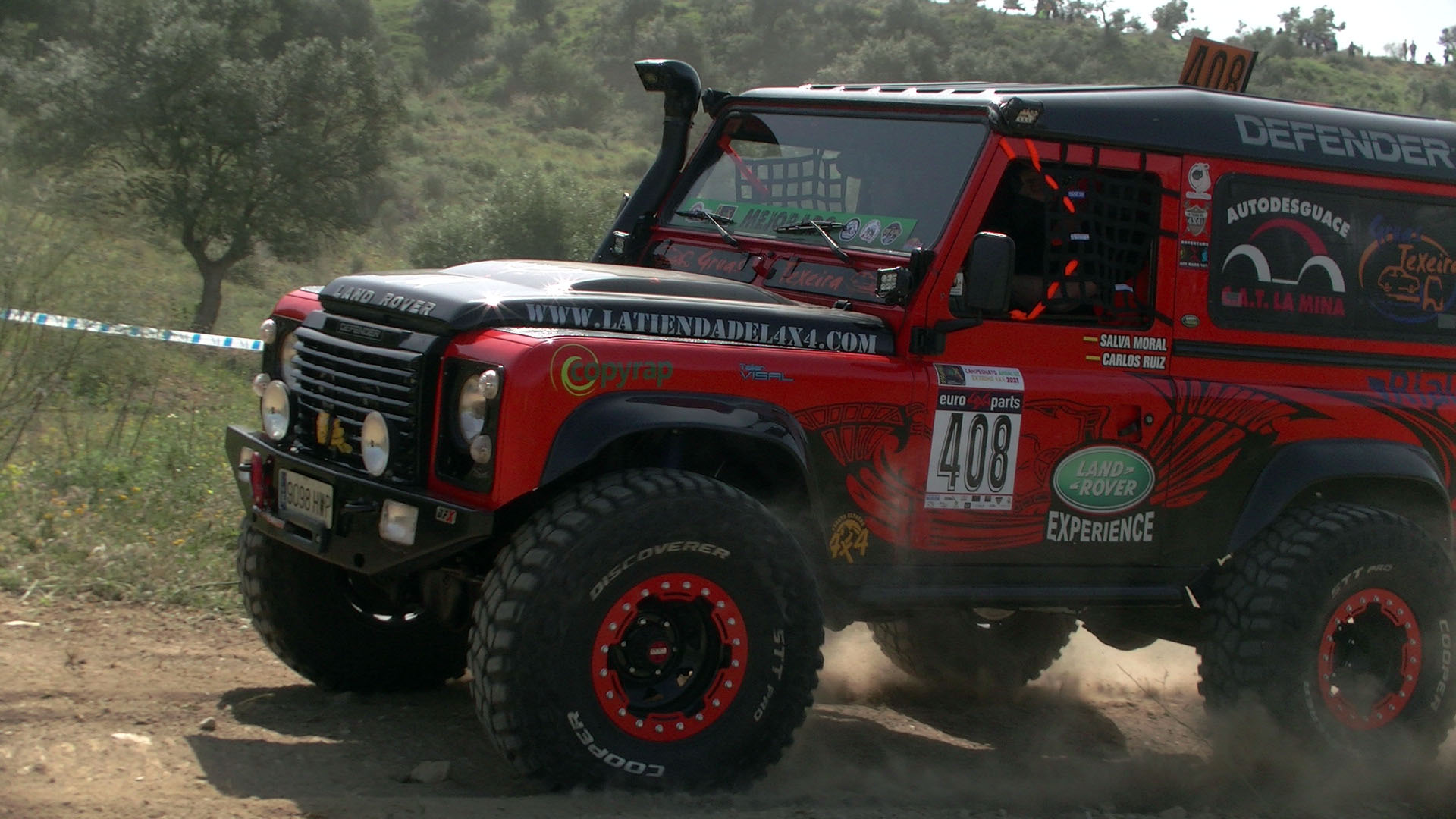 Equipo La Mina Competición en el III Extreme 4x4 de Pizarra.