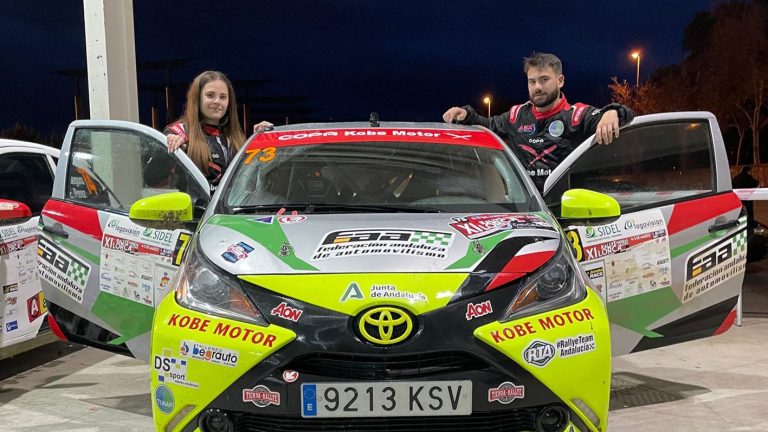 Salvador España y Miriam Antelo, equipo del Rally Team Andalucía.