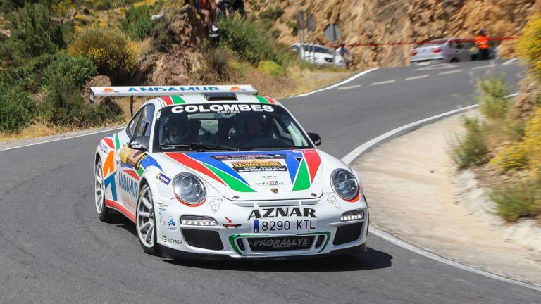 Aznar, con Porsche, consiguió imponerse en el Rallye de la Alpujarra Oriental.