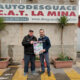 Jesús Macero, organizador Ruta Solidaria 4x4, y, Carlos Ruiz, gerente Autodesguace CAT La Mina.