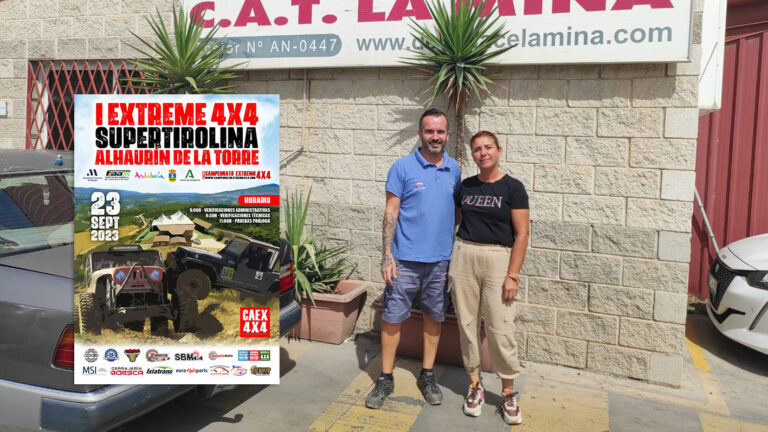 Autodesguace CAT La Mina, «Empresa Colaboradora» en el I Extreme 4×4 Super Tirolina 2023