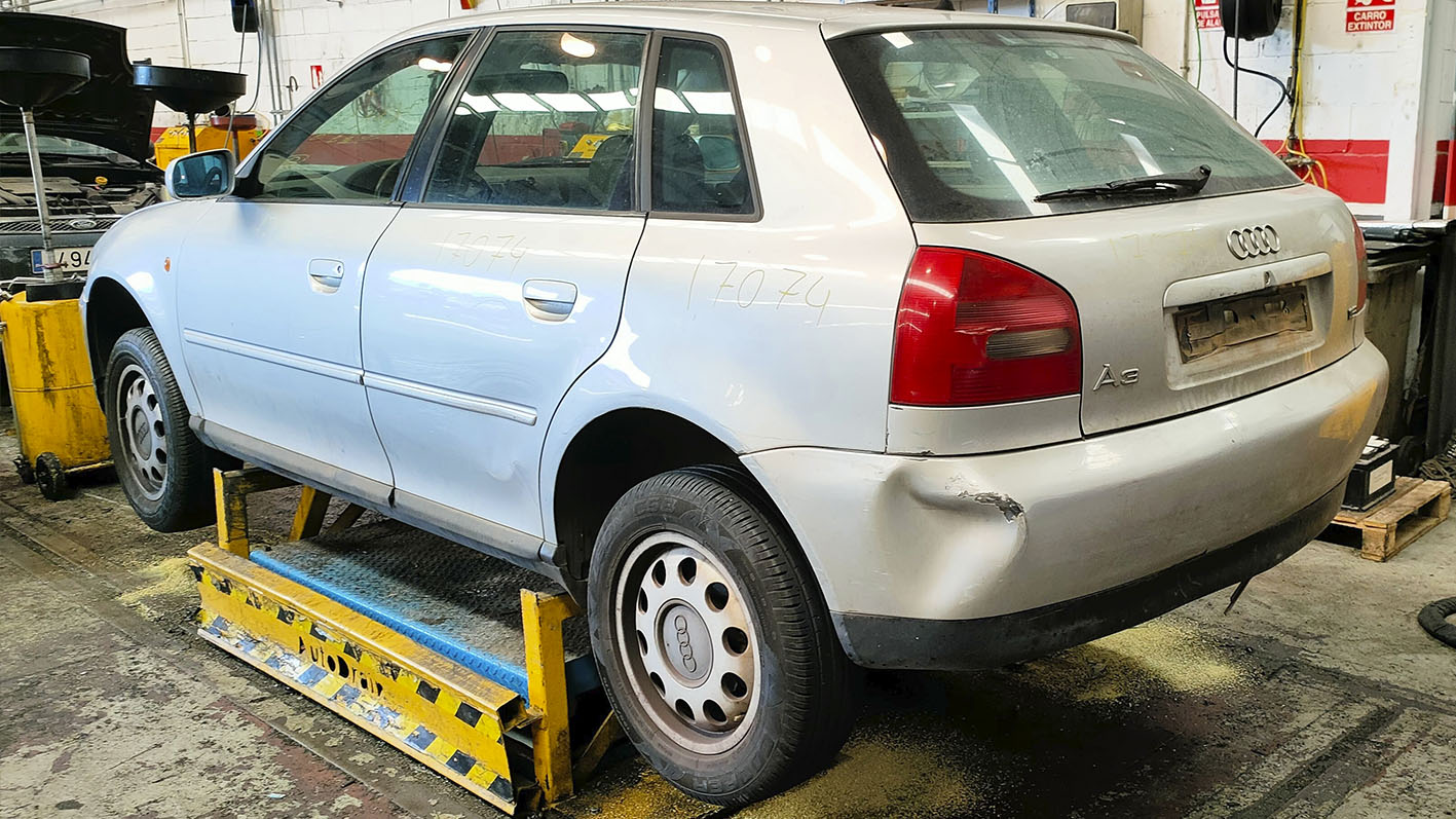 Audi A3 en Autodesguace CAT La Mina.