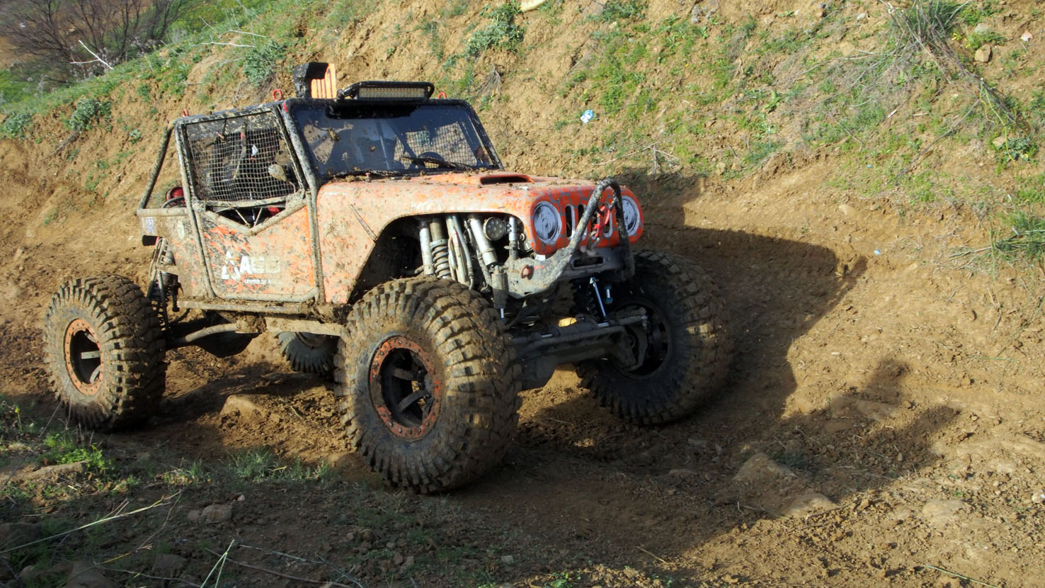 Equipo Eco AGB Park de Portugal en el Extreme 4x4 de Pizarra.