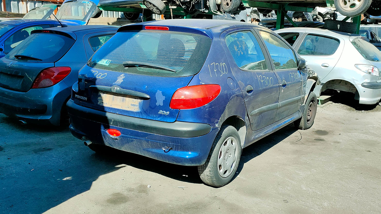 Peugeot 206 en Autodesguace CAT La Mina.