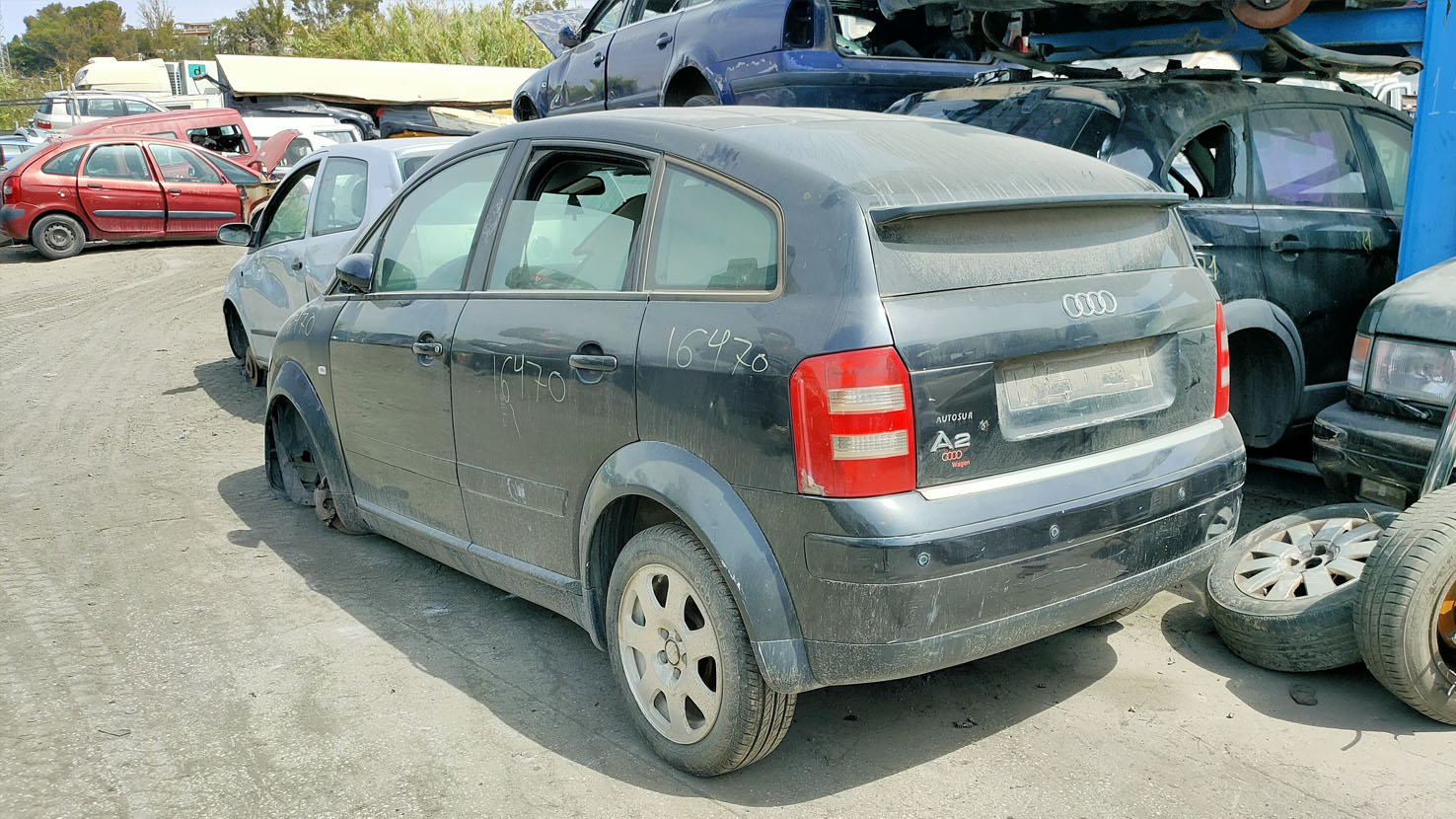 Audi A2 en Autodesguace CAT La Mina.