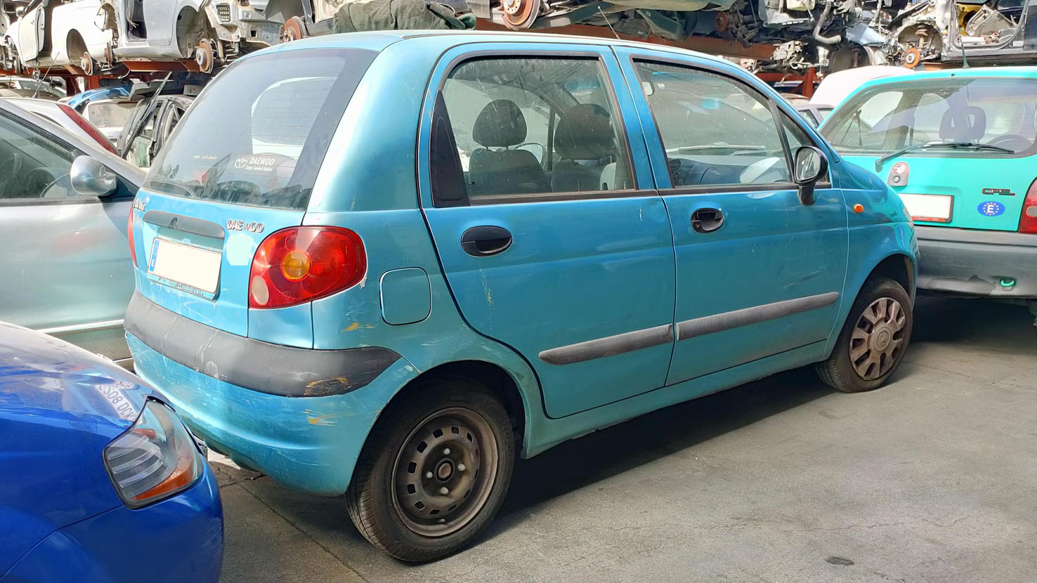 Daewoo Matiz en Autodesguace CAT La Mina.