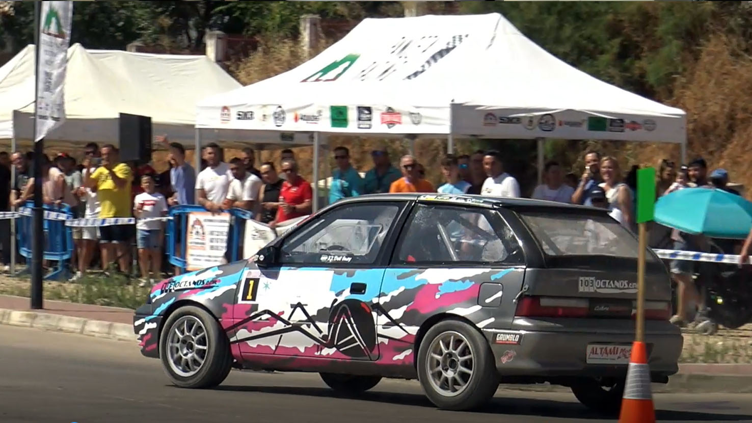 Fran del Buey en el Slalom de Posadas.