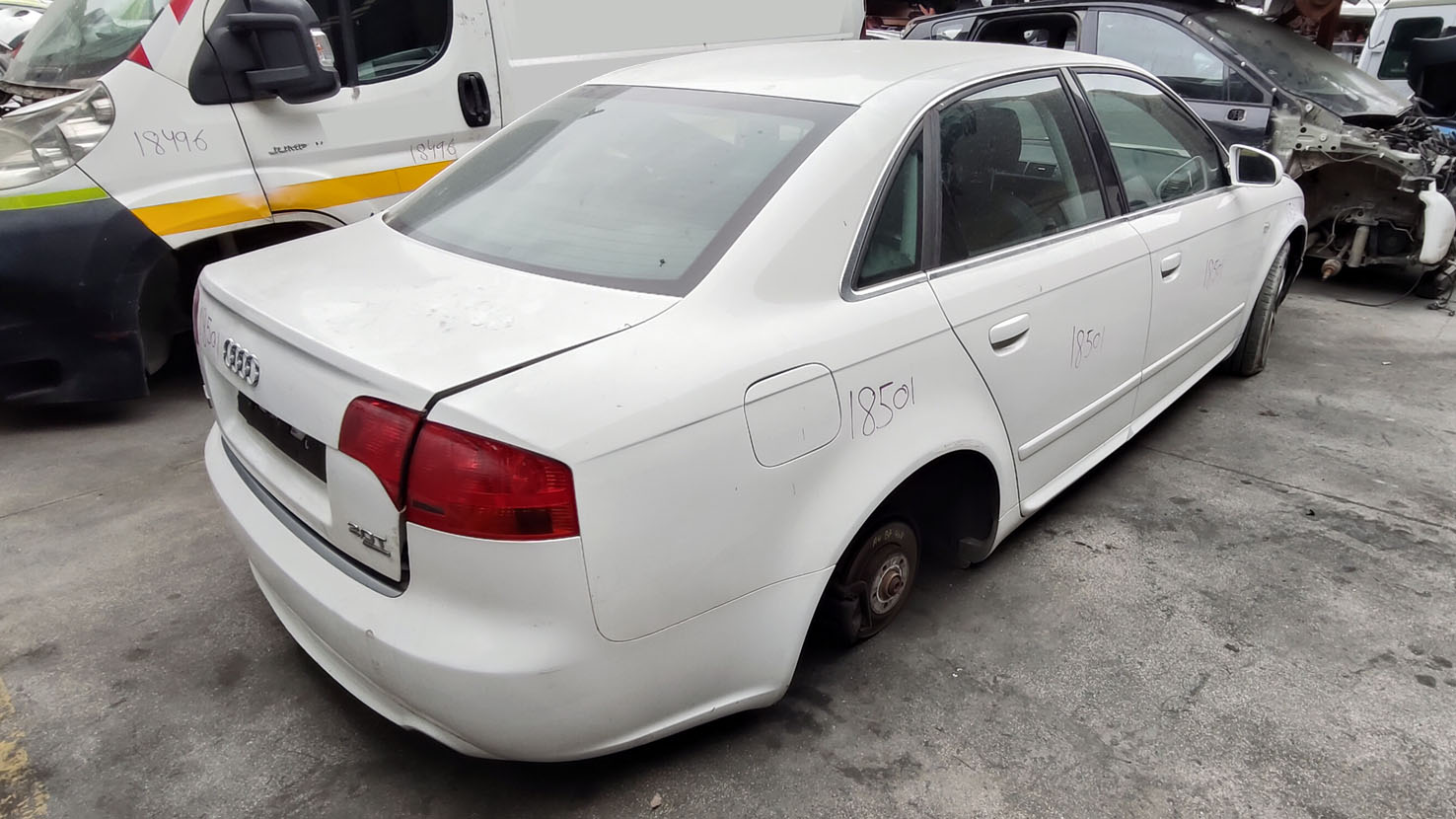 Audi A4 en Autodesguace CAT La Mina.