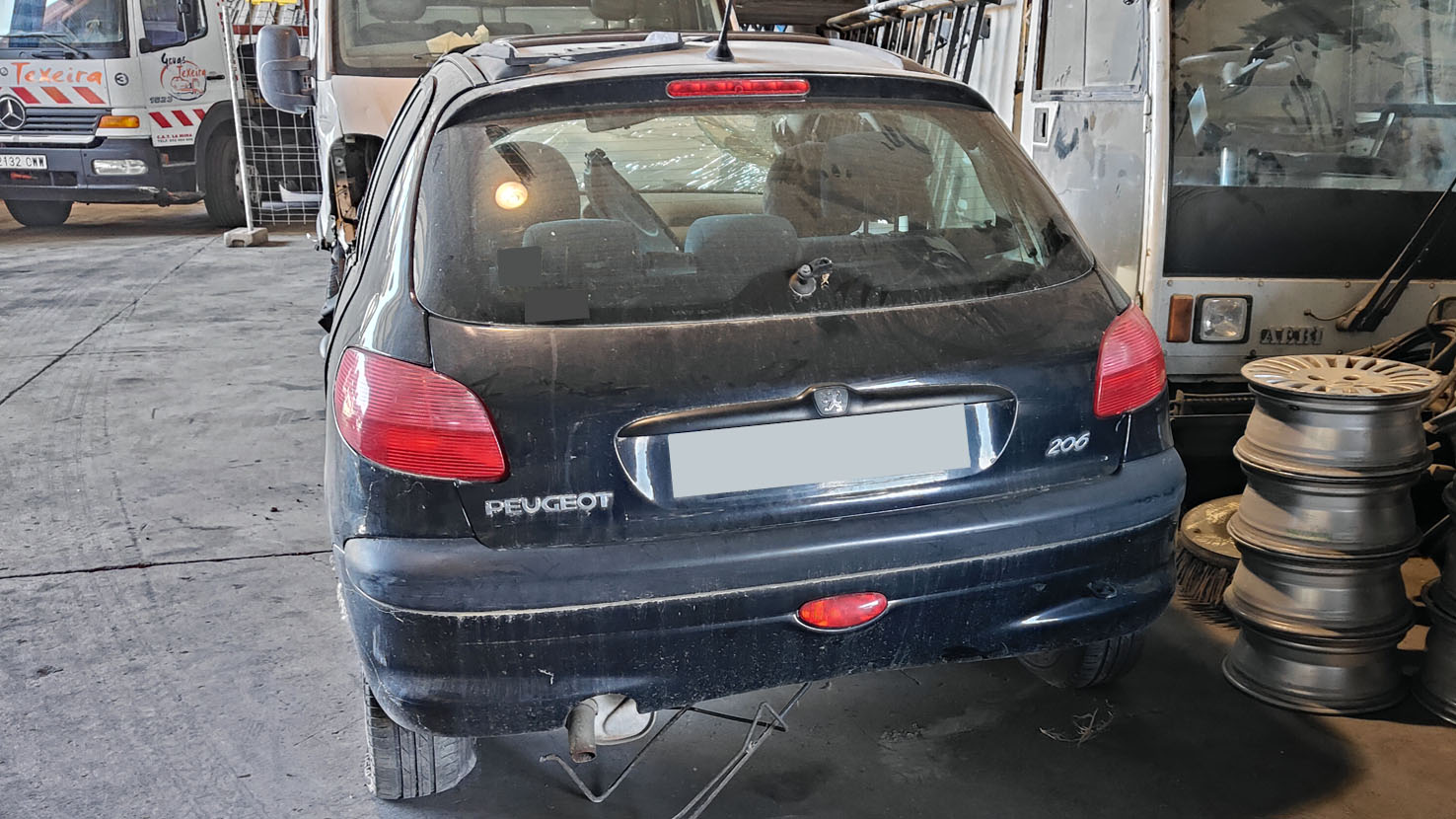 Peugeot 206 en Autodesguace CAT La Mina.