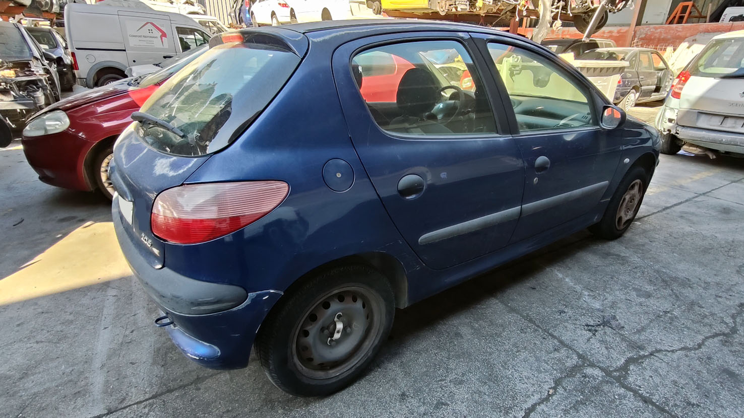 Peugeot 206 en Autodesguace CAT La Mina.
